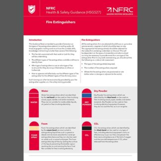 NFRC HSGS27 Fire Extinguishers (MRK045)