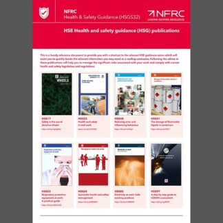 NFRC HSGS32 HSE Health and Safety Guidance (MRK097)